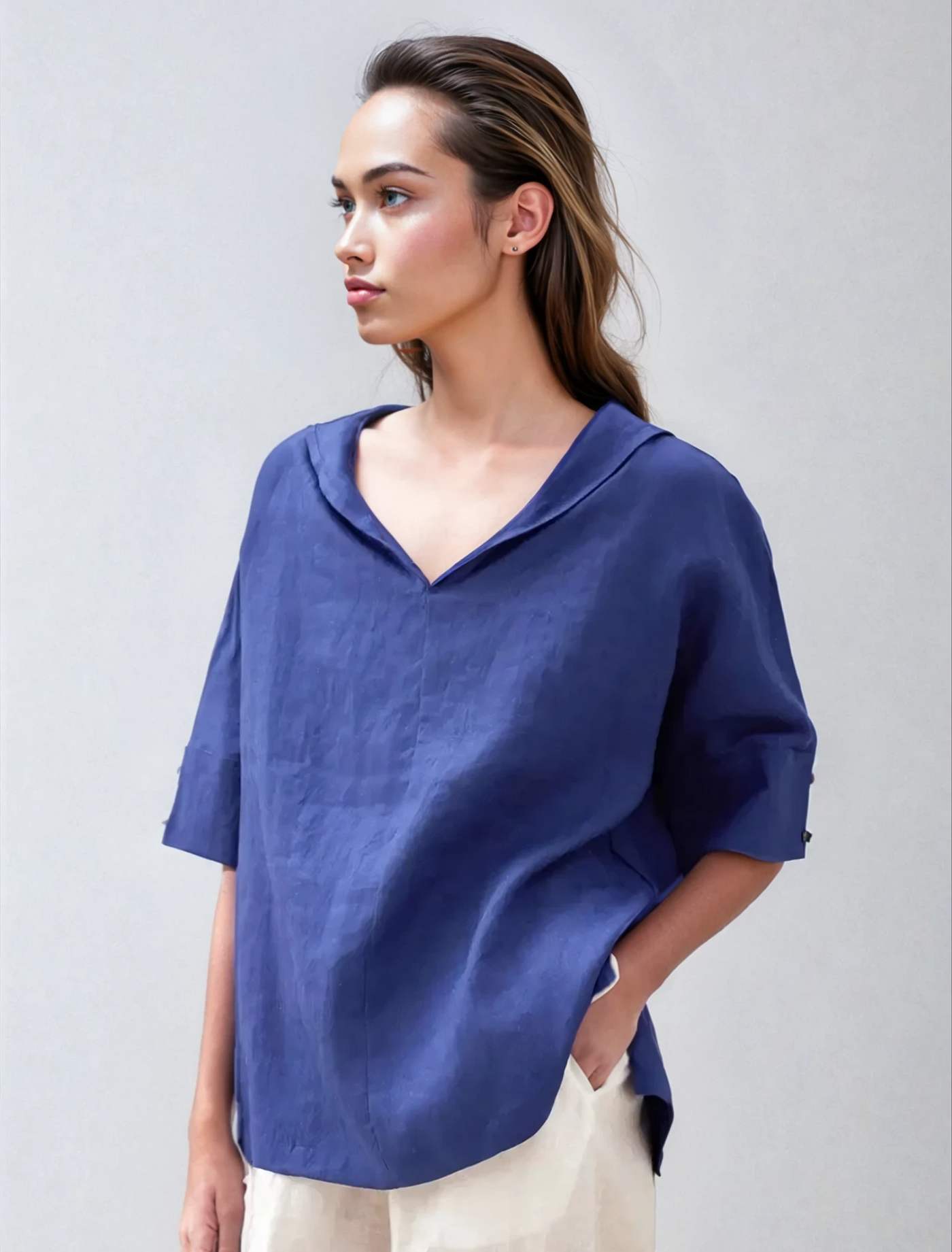 Soraya™ - Lös Casual Sommarblus