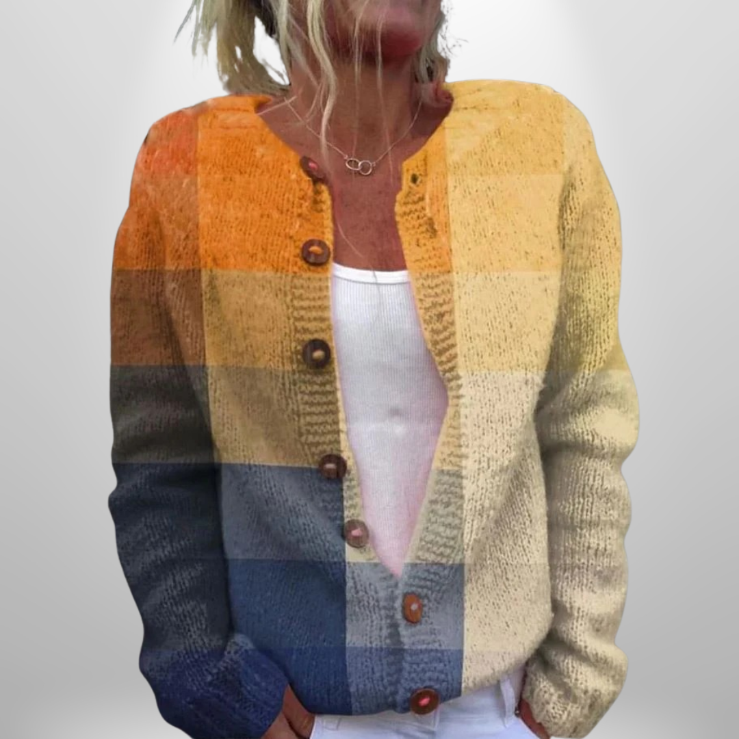 Elsa™ | Kofta med Geometriskt Mönster