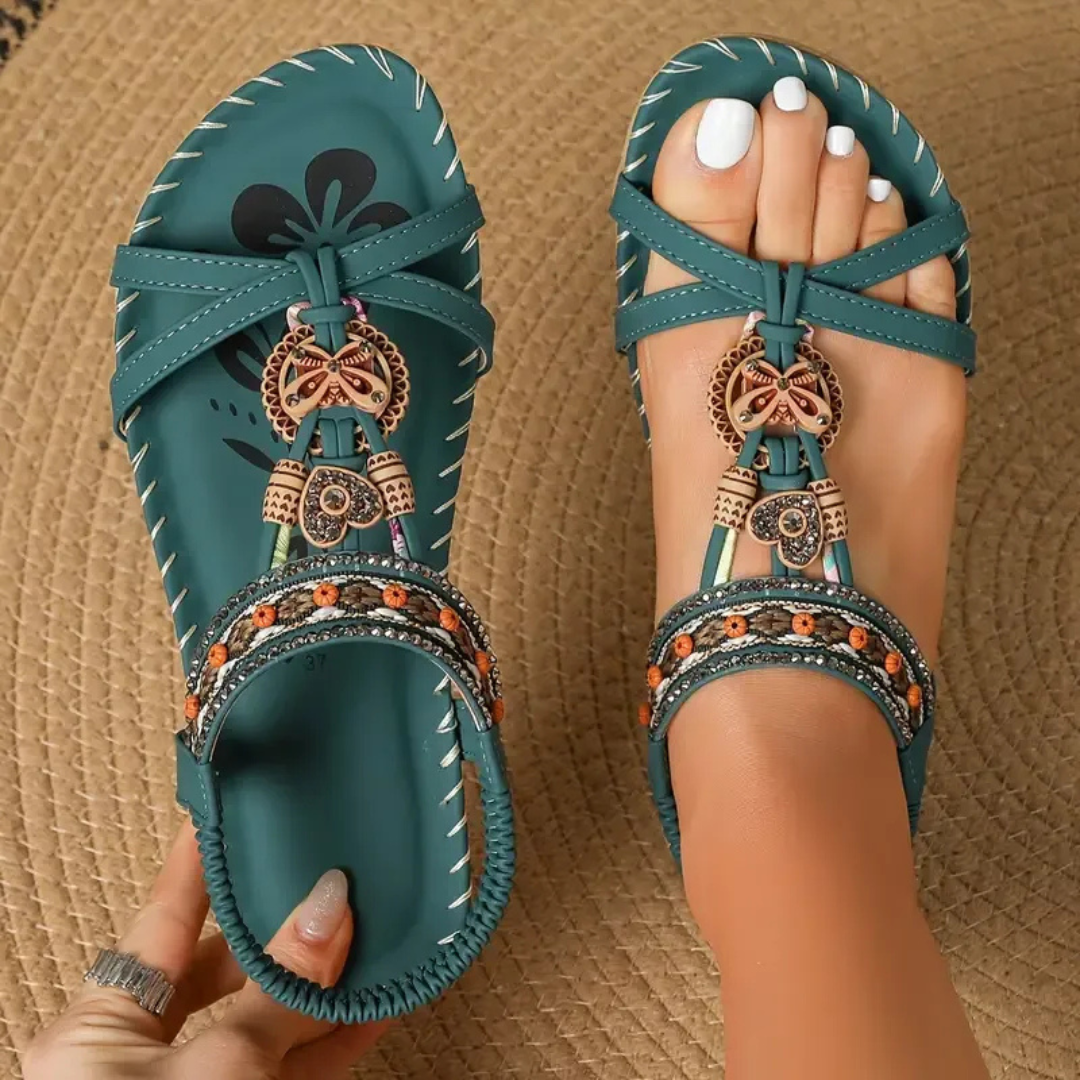 Elva™ | Ortopediska Sandaler i Ibiza-stil