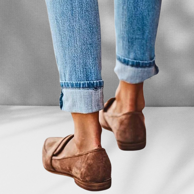 Noemi™ - Stilren Klassisk Loafer i Mockaimitation
