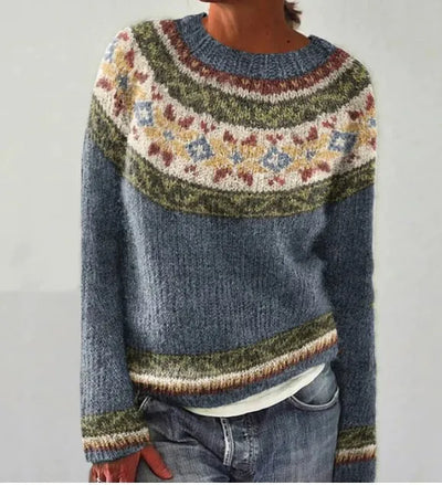 Elva™ | Vintage Stickad Tröja