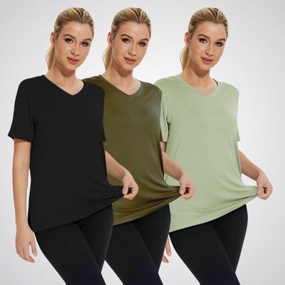 Elva™ | Avslappnad T-shirt med Lös Passform (3-pack)