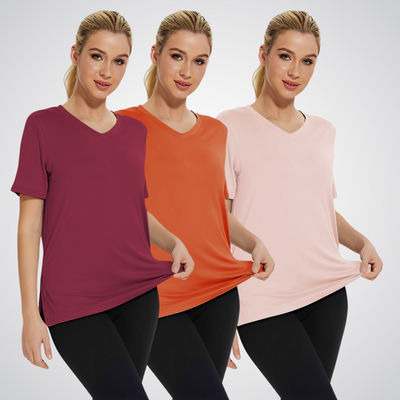 Elva™ | Avslappnad T-shirt med Lös Passform (3-pack)