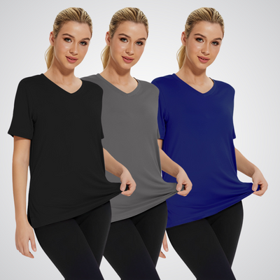 Elva™ | Avslappnad T-shirt med Lös Passform (3-pack)