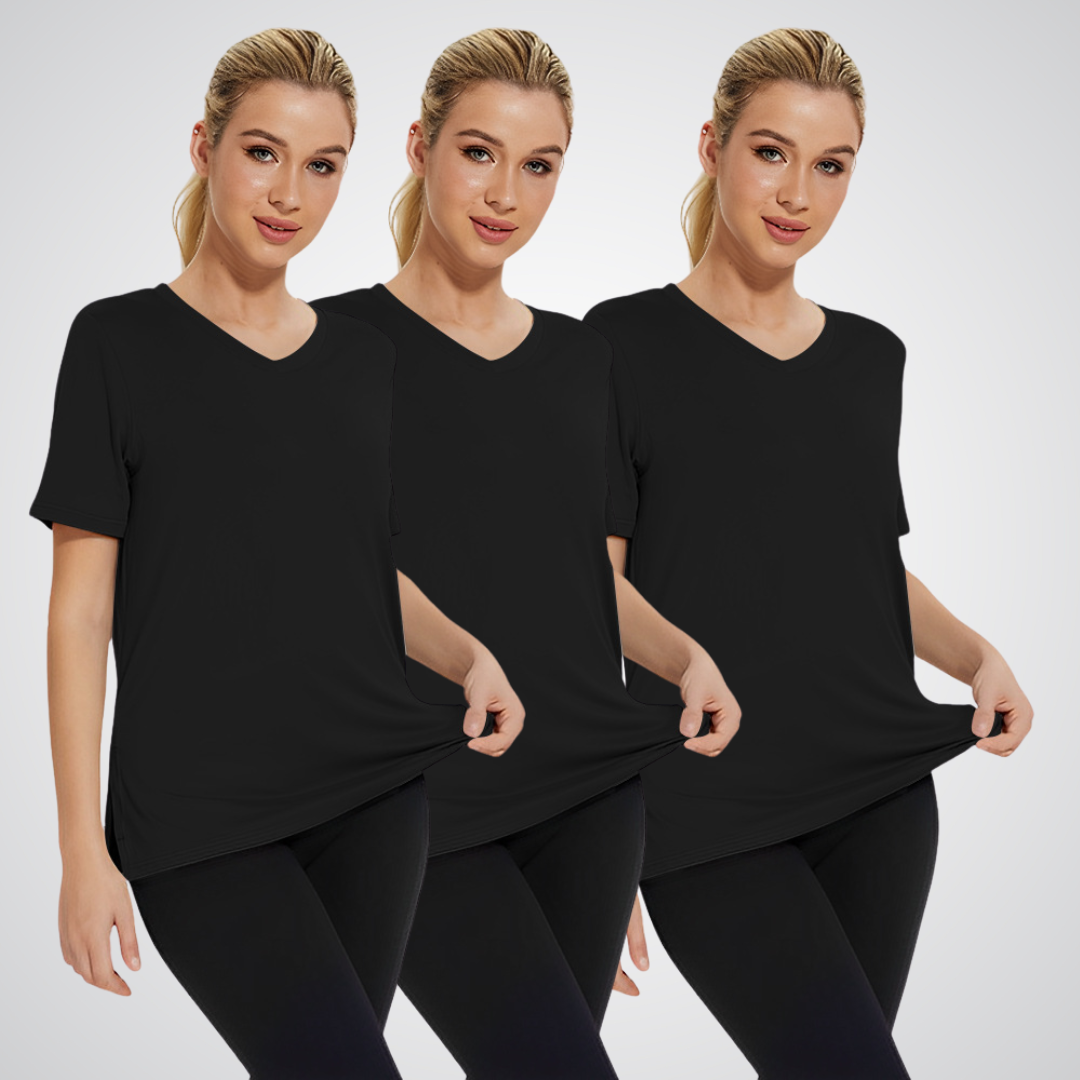 Elva™ | Avslappnad T-shirt med Lös Passform (3-pack)