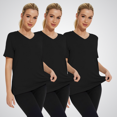 Elva™ | Avslappnad T-shirt med Lös Passform (3-pack)