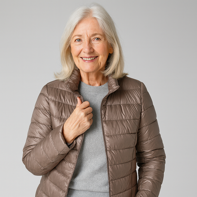 Elva Stockholm™ | Ultralätt Jacka med Vita Ankorfjädrar – Nya färger