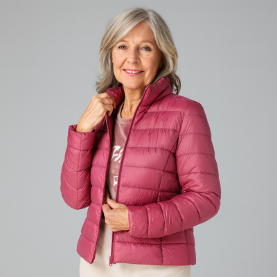 Elva Stockholm™ | Ultralätt Jacka med Vita Ankorfjädrar – Nya färger