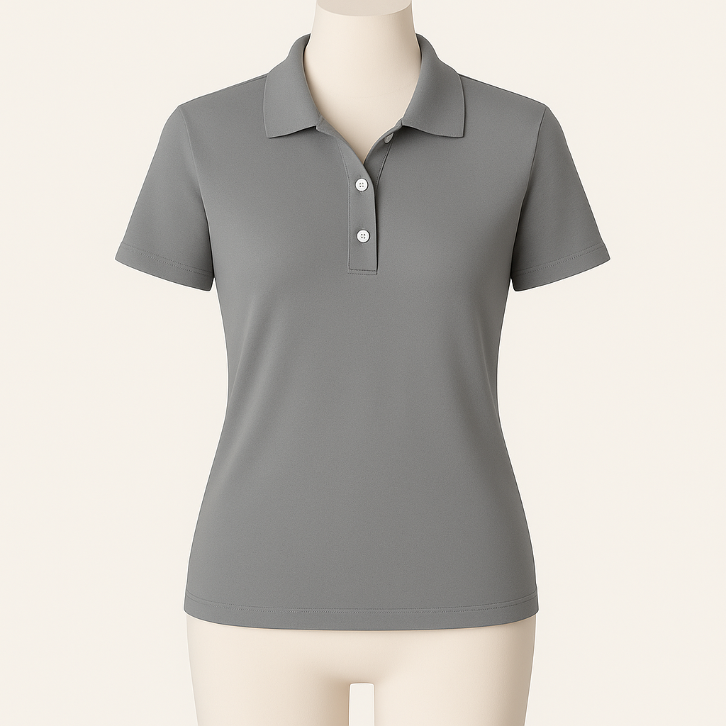 Émilie™ – Andningsbar Pikétröja med Elegant Look