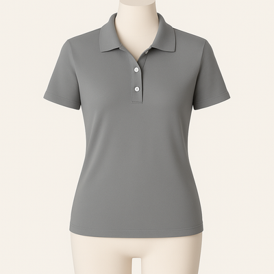 Émilie™ – Andningsbar Pikétröja med Elegant Look
