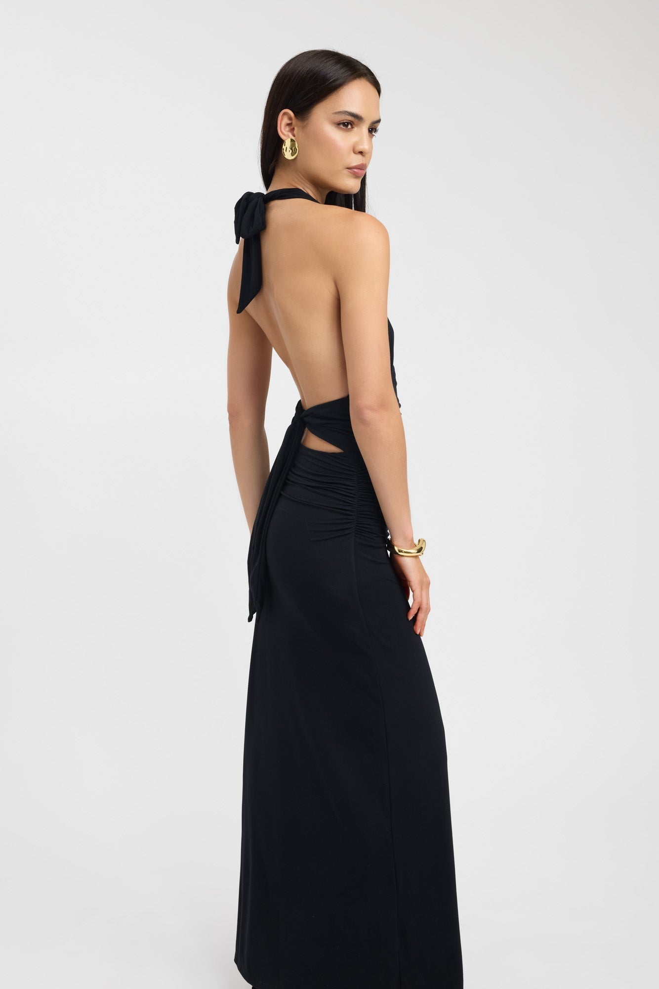 Elva™ | Elegant Halterneck Maxiklänning