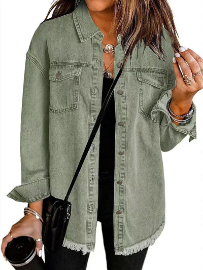 Elva™ | Klassisk Denimjacka för Vardagsbruk
