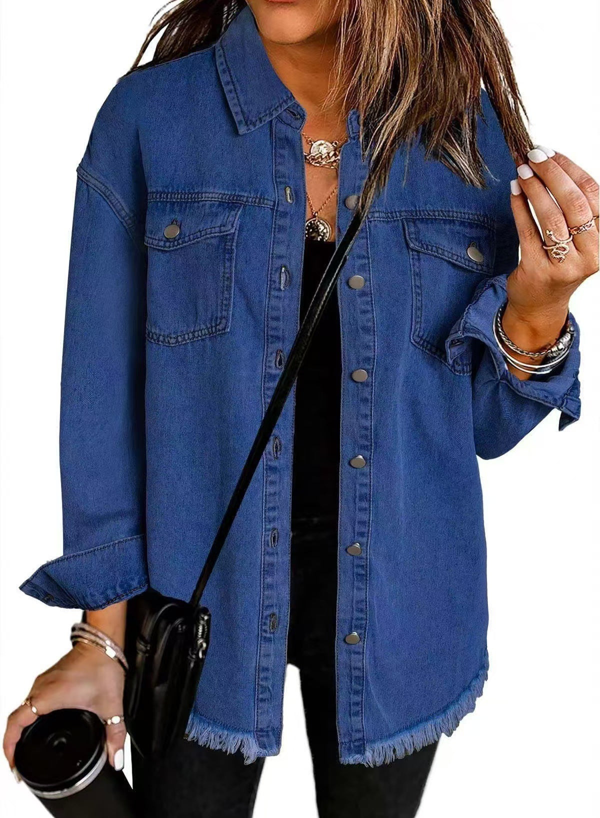 Elva™ | Klassisk Denimjacka för Vardagsbruk