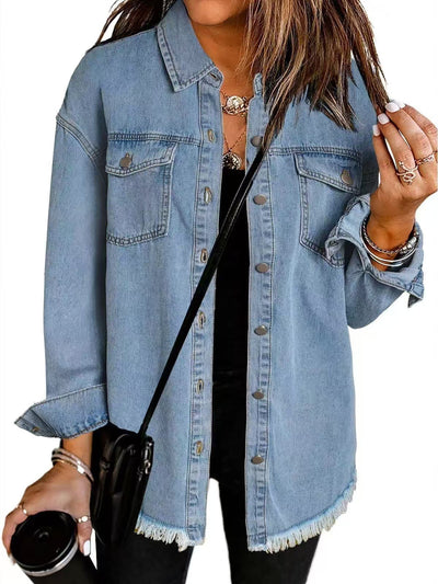 Elva™ | Klassisk Denimjacka för Vardagsbruk