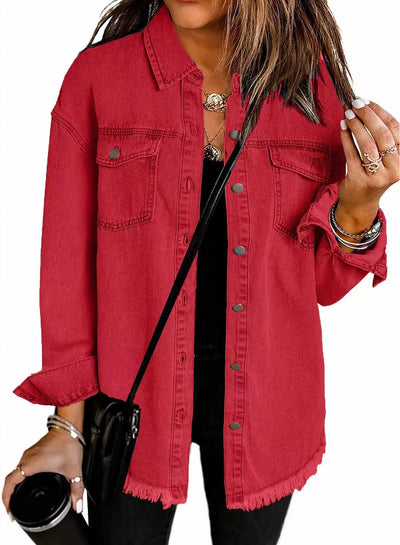 Elva™ | Klassisk Denimjacka för Vardagsbruk