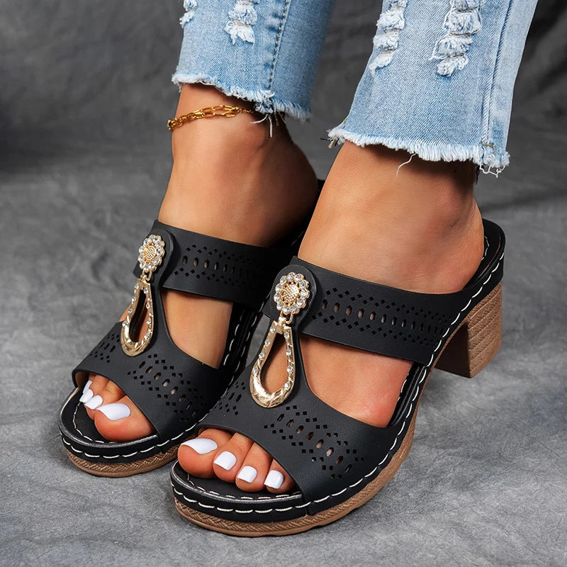 Elva™ | Snygga och Bekväma Ortopediska Sandaler