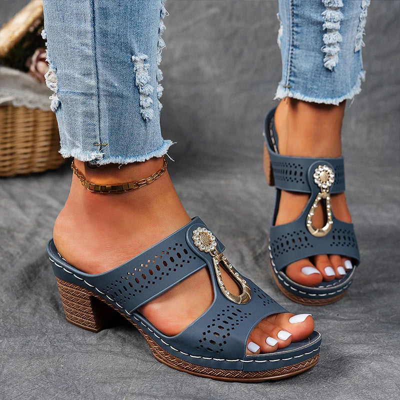 Elva™ | Snygga och Bekväma Ortopediska Sandaler