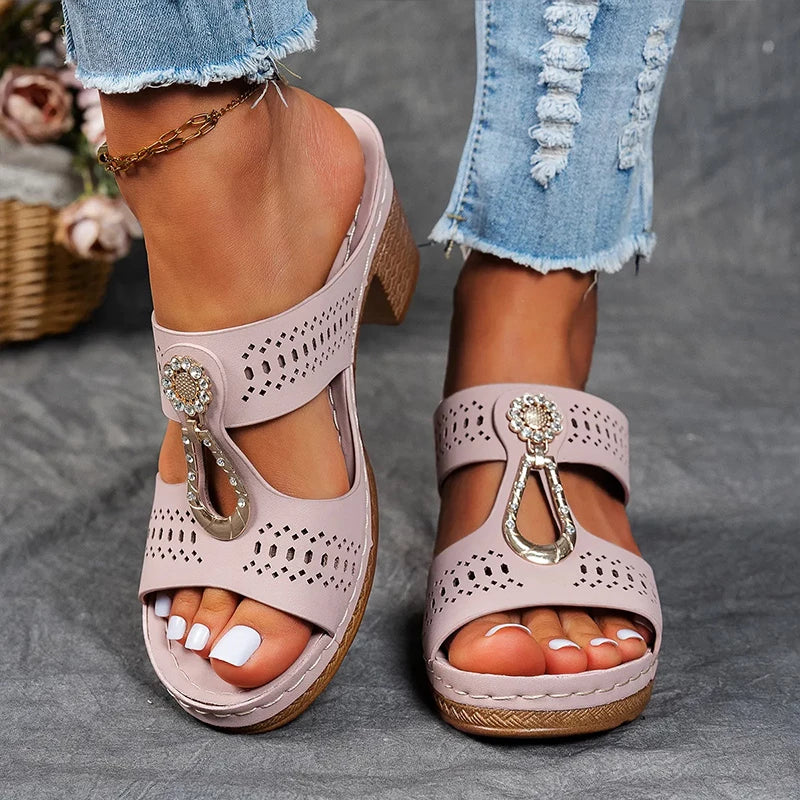 Elva™ | Snygga och Bekväma Ortopediska Sandaler
