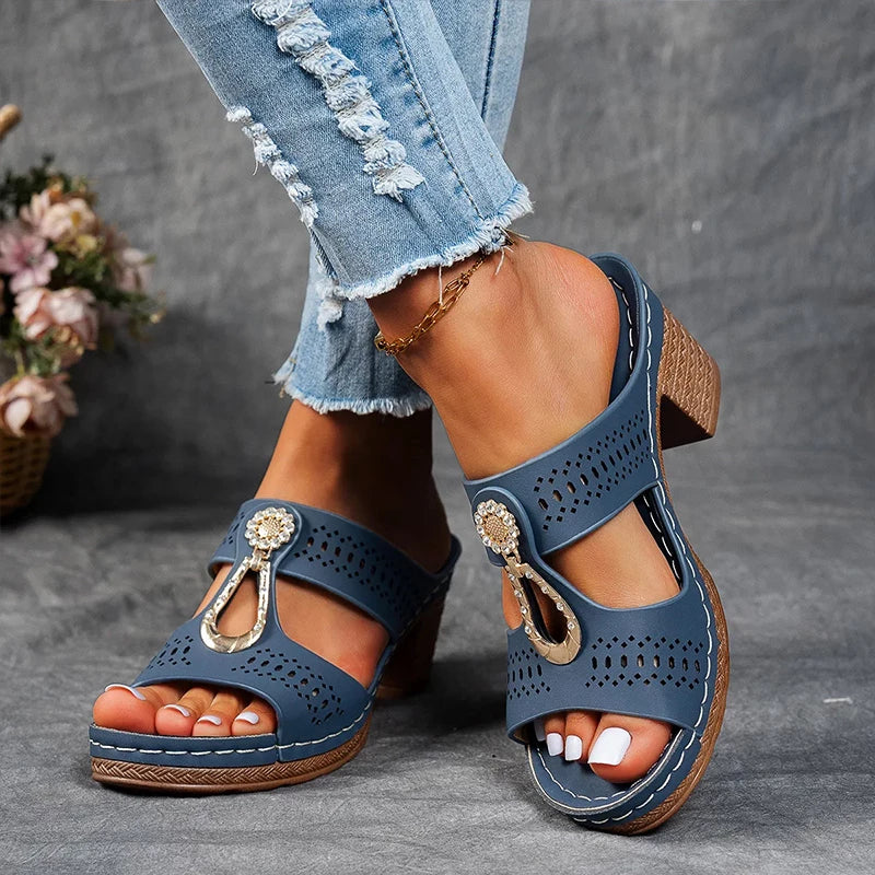 Elva™ | Snygga och Bekväma Ortopediska Sandaler