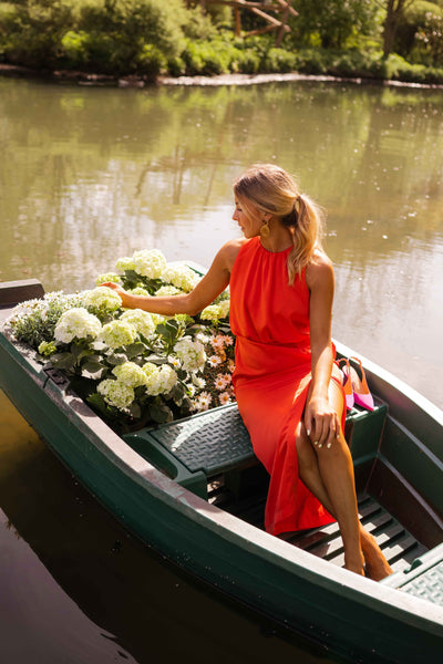 Oriana™ - Elegant Somrig Midiklänning