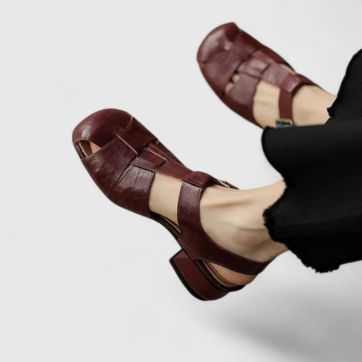Elva™ | Eleganta Sandaler i Läder