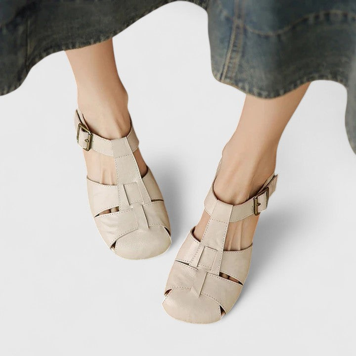 Elva™ | Eleganta Sandaler i Läder