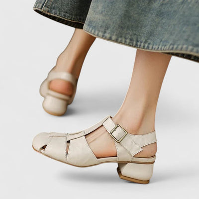 Elva™ | Eleganta Sandaler i Läder