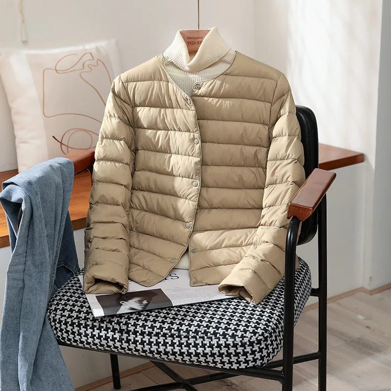 Elva™ | Ultralätt Dunjacka i Slim Fit