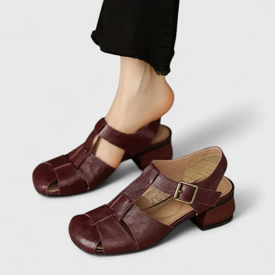 Elva™ | Eleganta Sandaler i Läder
