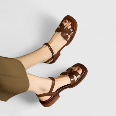 Elva™ | Sofistikerade Platta Sandaler