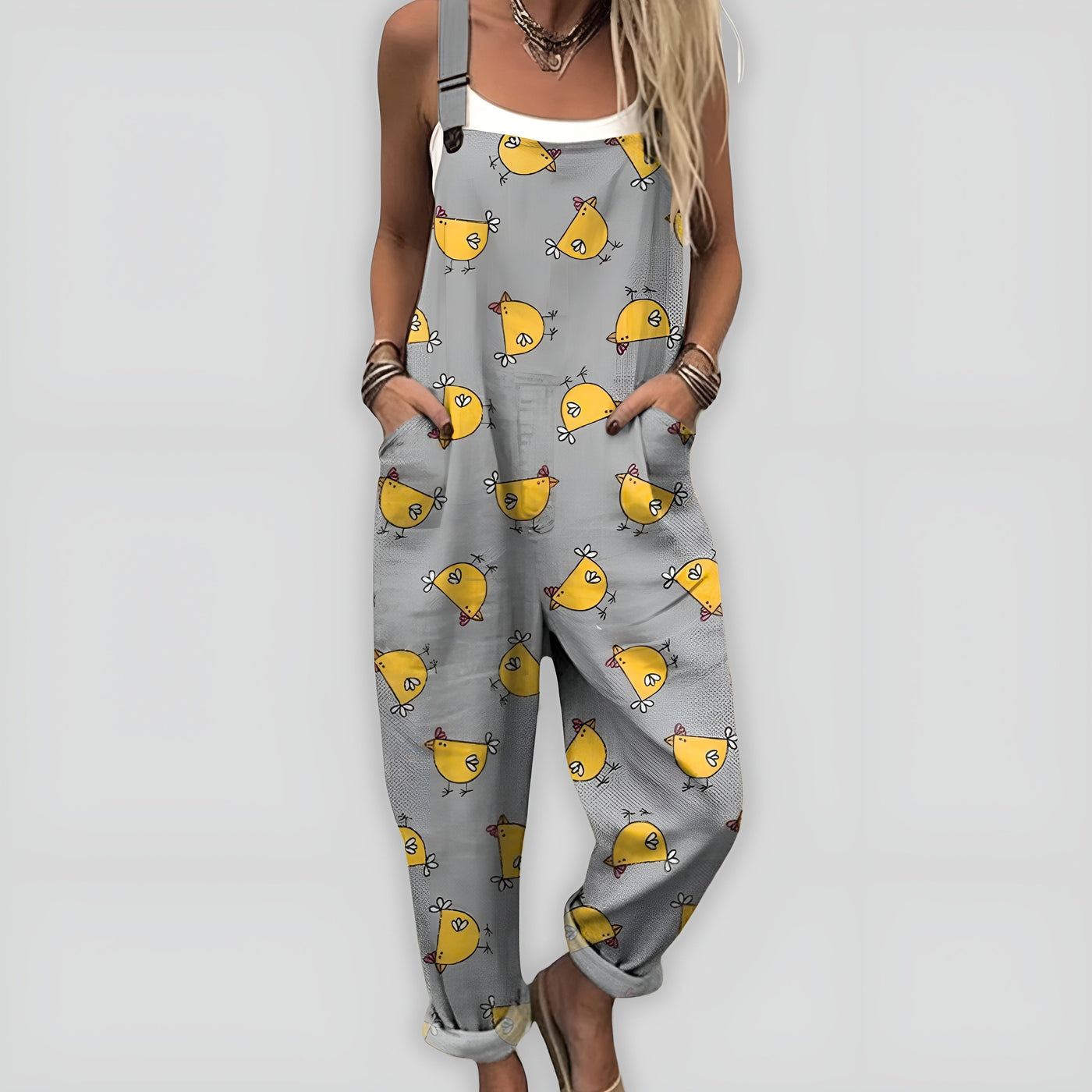 Elva™ | Bekväm och Stilfull Byxdress med Lös Passform