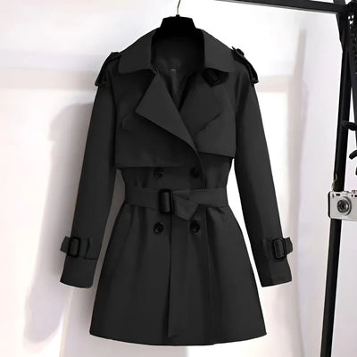 Elva™ | Kort och Chic Trenchcoat för Damer