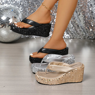 Lisa™ – Glittrande Lyxiga Sommarslippers