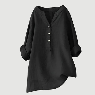Elva™ | Luftig och Bekväm Skjorta med Knappar