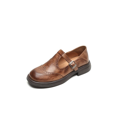 Elva™ | Eleganta Mary Janes i Läder