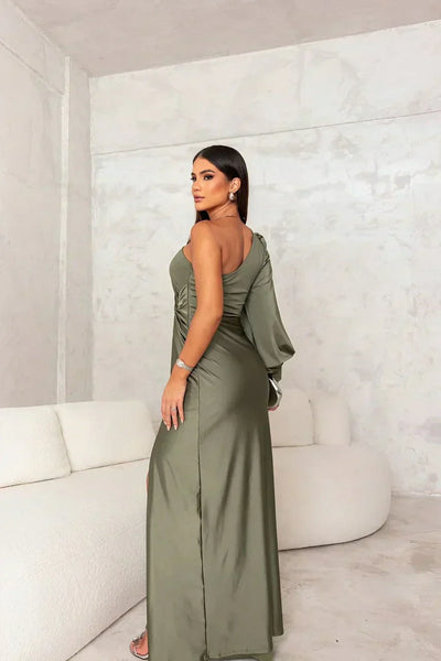 Elva™ | Elegant Maxiklänning med En Axel