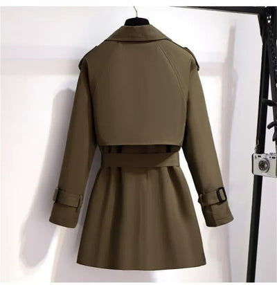 Elva™ | Kort och Chic Trenchcoat för Damer