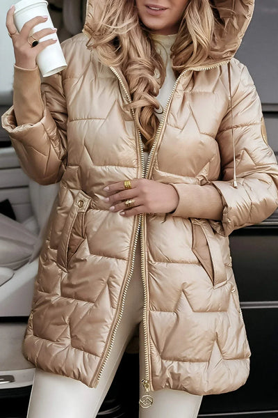 Elva™ | Elegant vinterkappa med huva