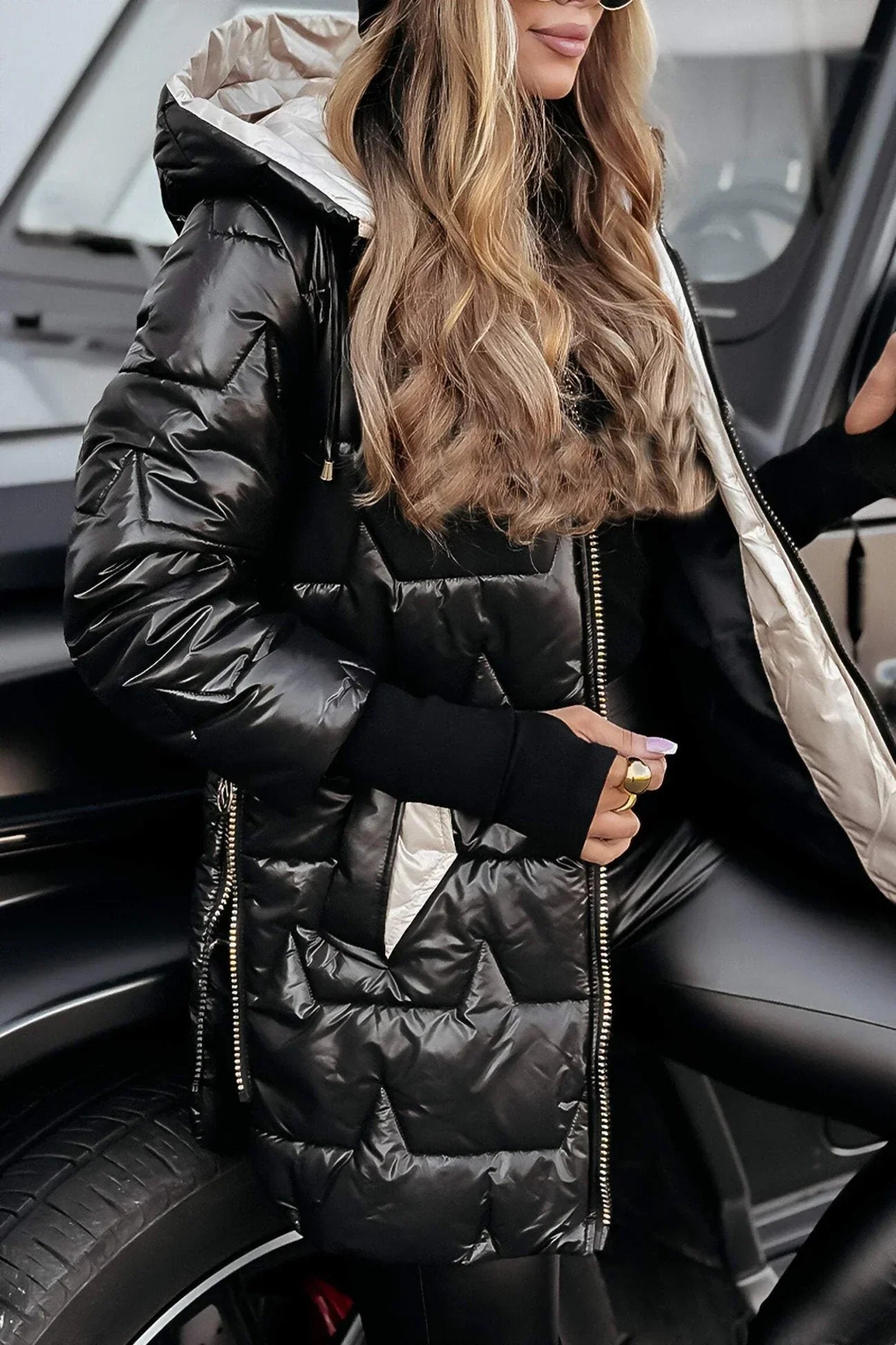 Elva™ | Elegant vinterkappa med huva