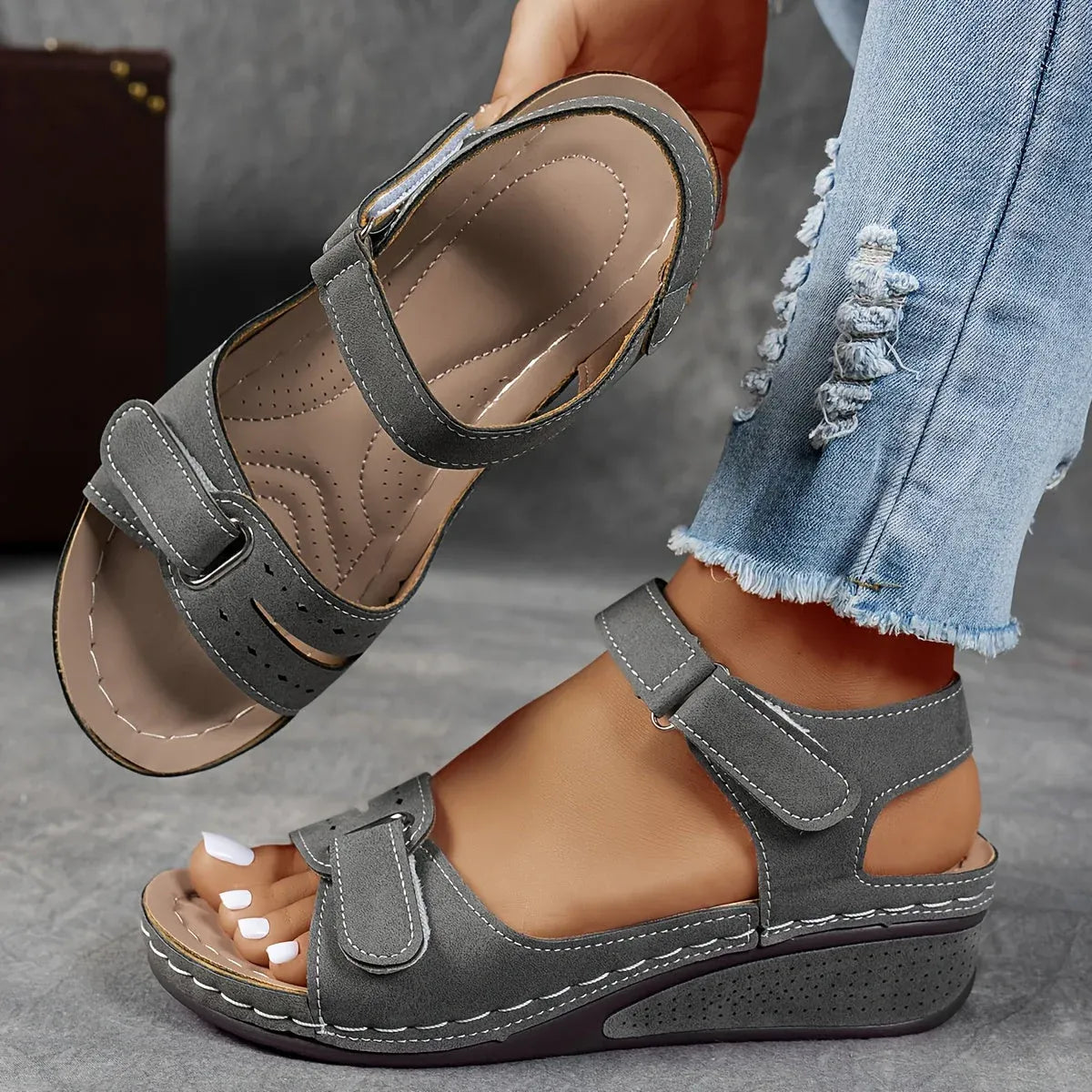 Elva™ | Eleganta ortopediska sandaler