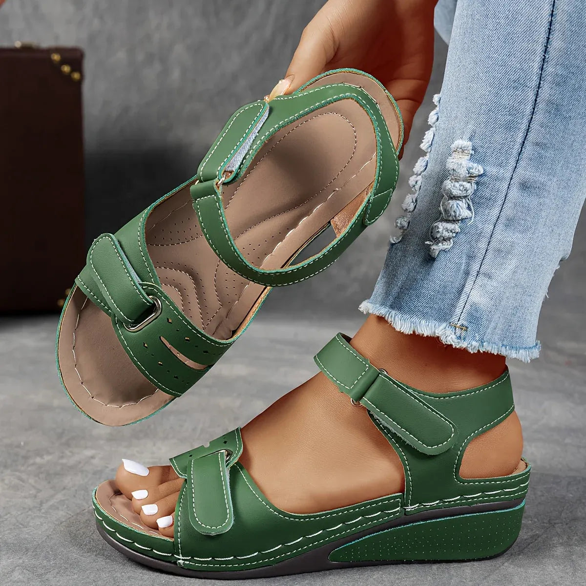 Elva™ | Eleganta ortopediska sandaler