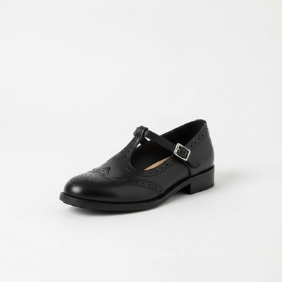 Elva™ | Sofistikerade Mary Janes i Läder