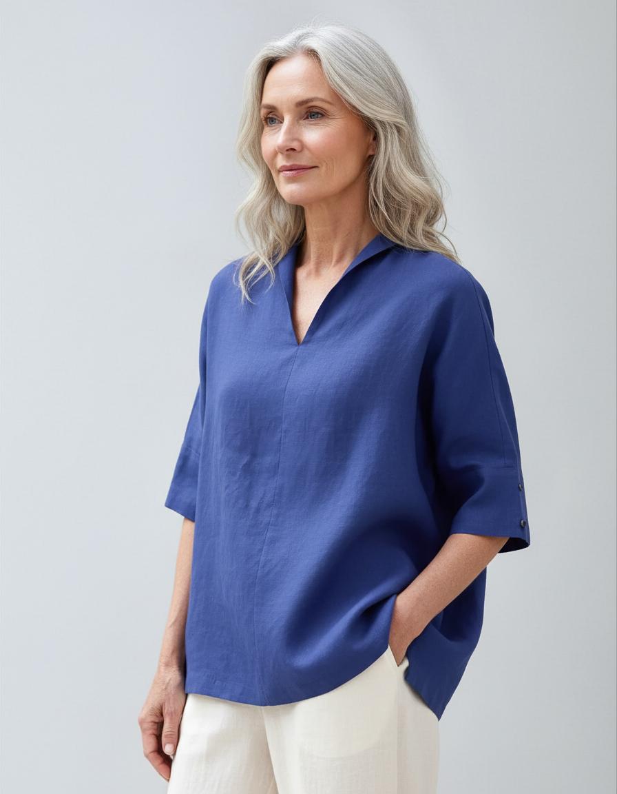Soraya™ - Lös Casual Sommarblus