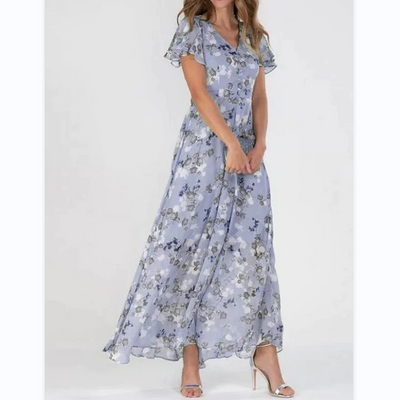 Hailey™ - Kortärmad klänning med blommigt tryck